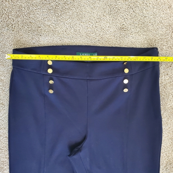 Lauren Ralph Lauren Women's Pants, Navy (Size XL) - Picture 8 of 9